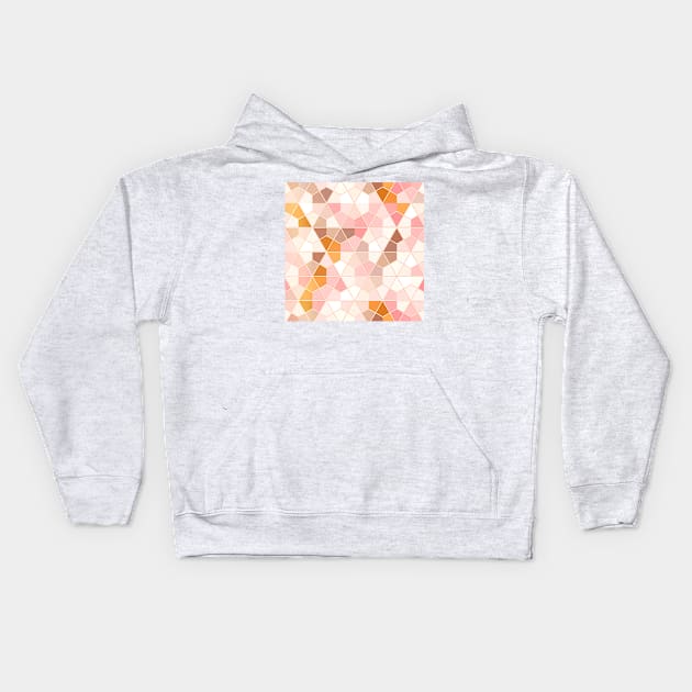 Hexagon Tiles I. Kids Hoodie by matise